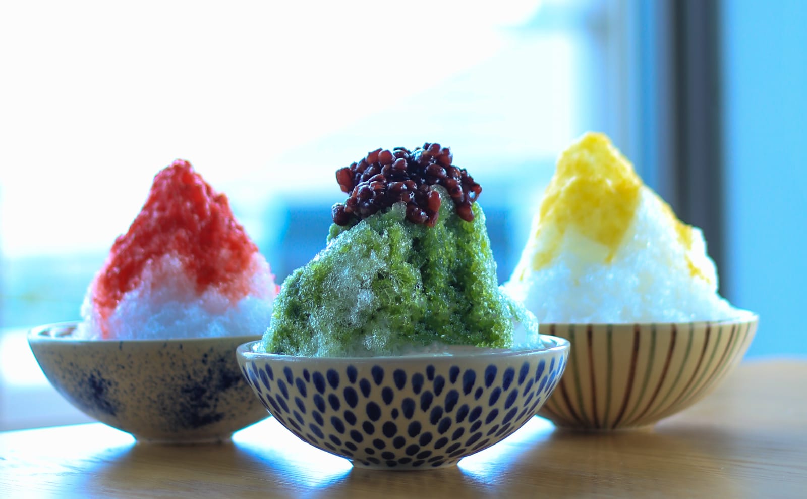 小田原ノ地下水を使ったかき氷 Msize 950円 Ssize 600円